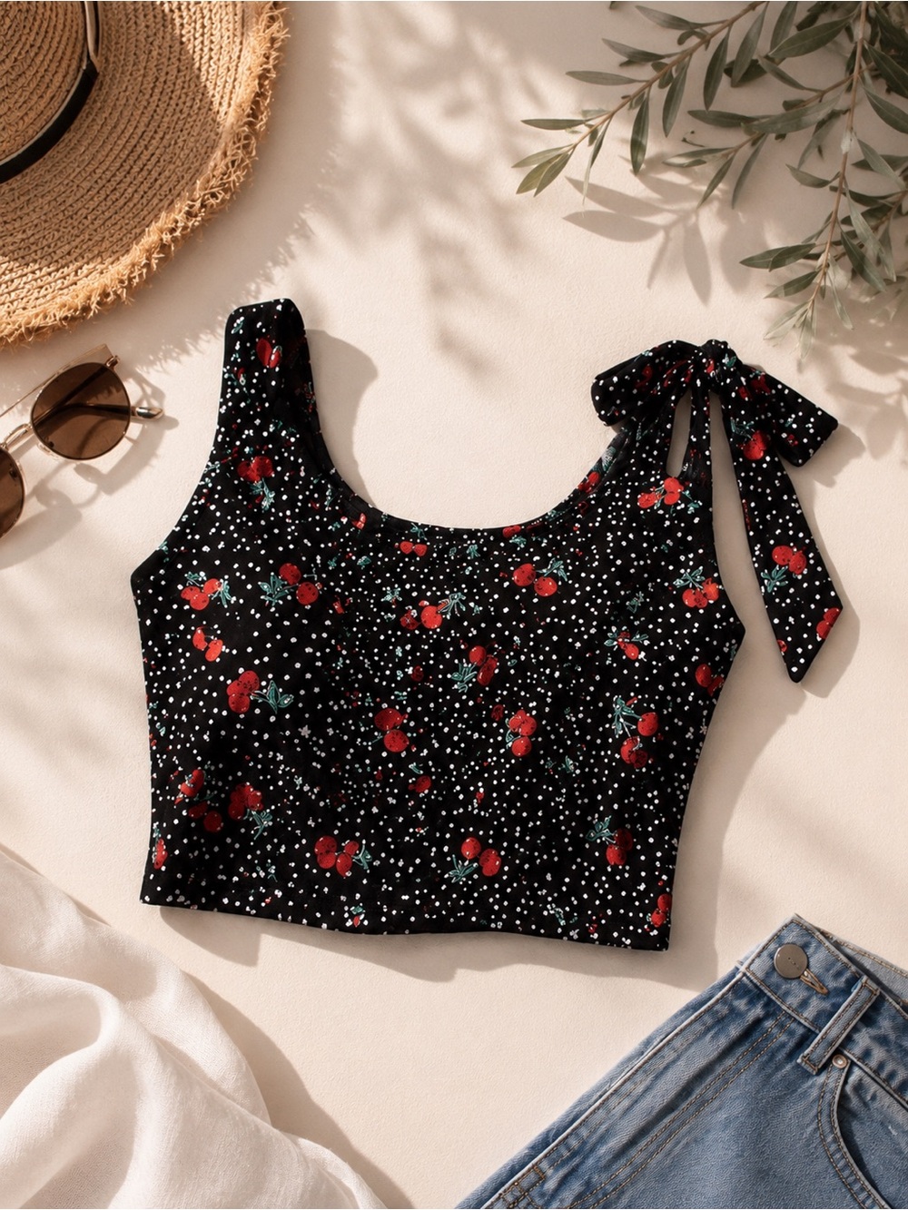 Amuse Society Black Cherry Crop Top Large NWT